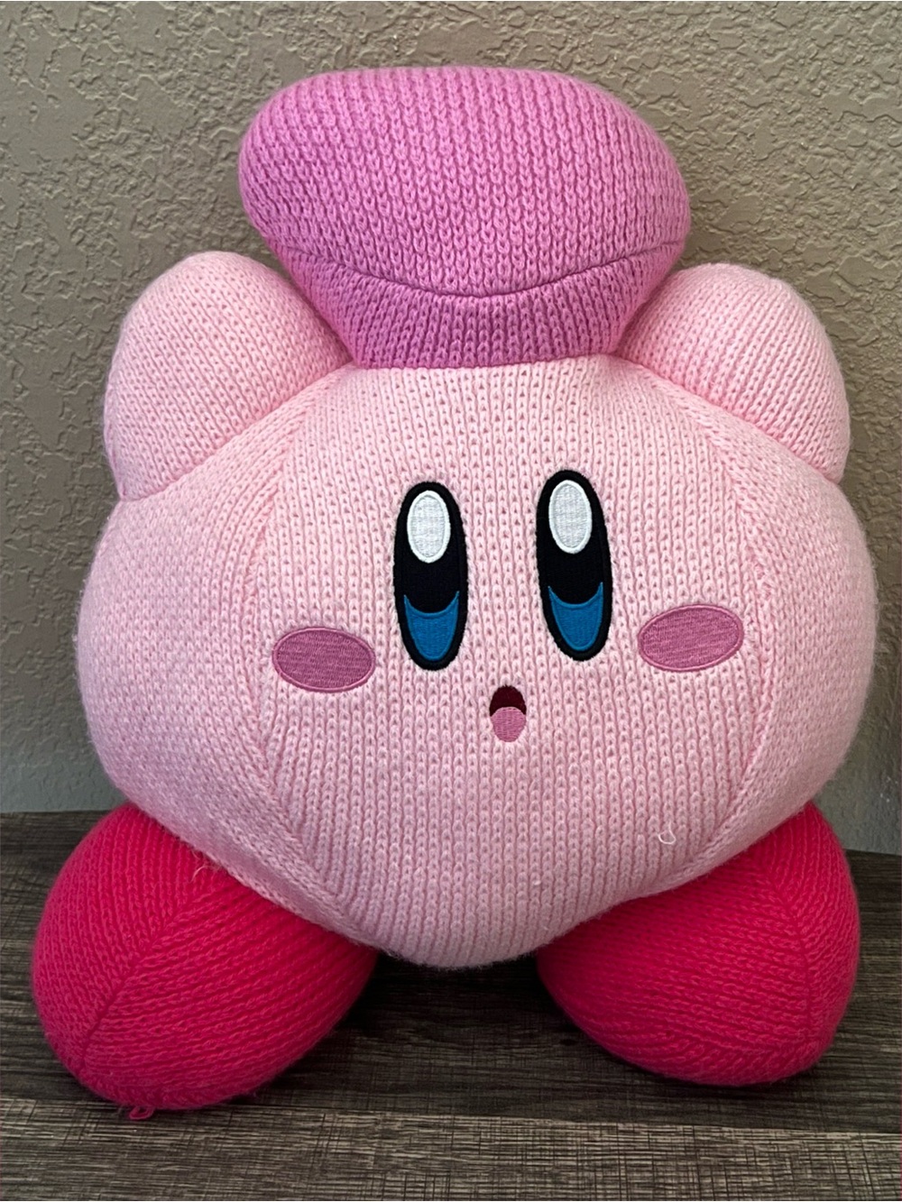 Club Mocchi Mocchi Kirby Nuiguru Knit Friend Heart Mega 15" Plush